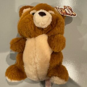 Vintage Circus Circus Las Vegas Plush Teddy Bear Stuffed Animal Brown 10" W/ Tag